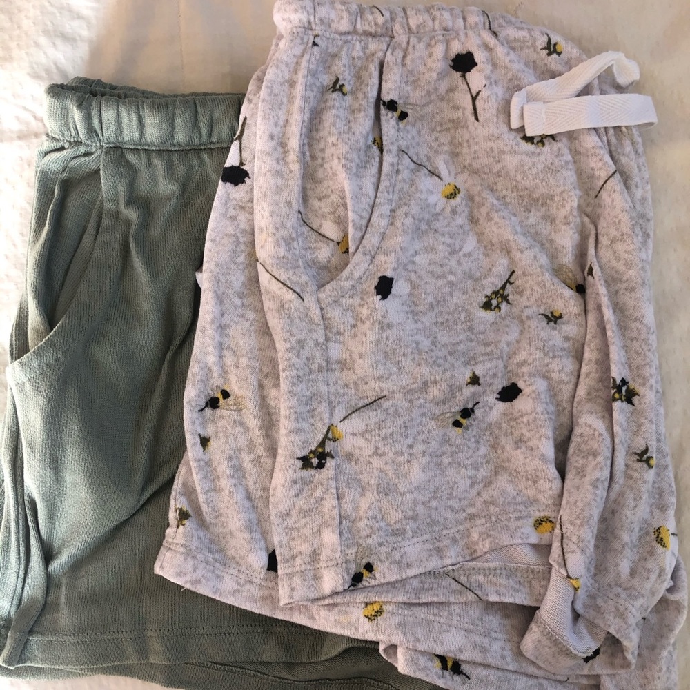 C&C California drawstring sleep shorts. Set of 2.